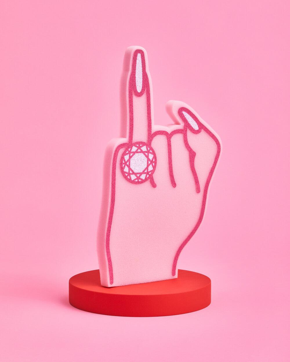 Bling Ring Basics - foam finger + balloon