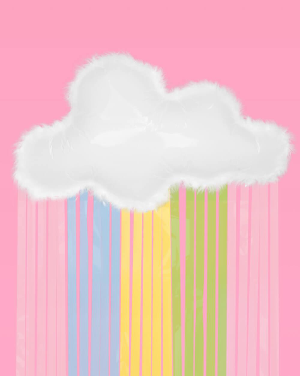 Rainbow Cloud Balloon - 27