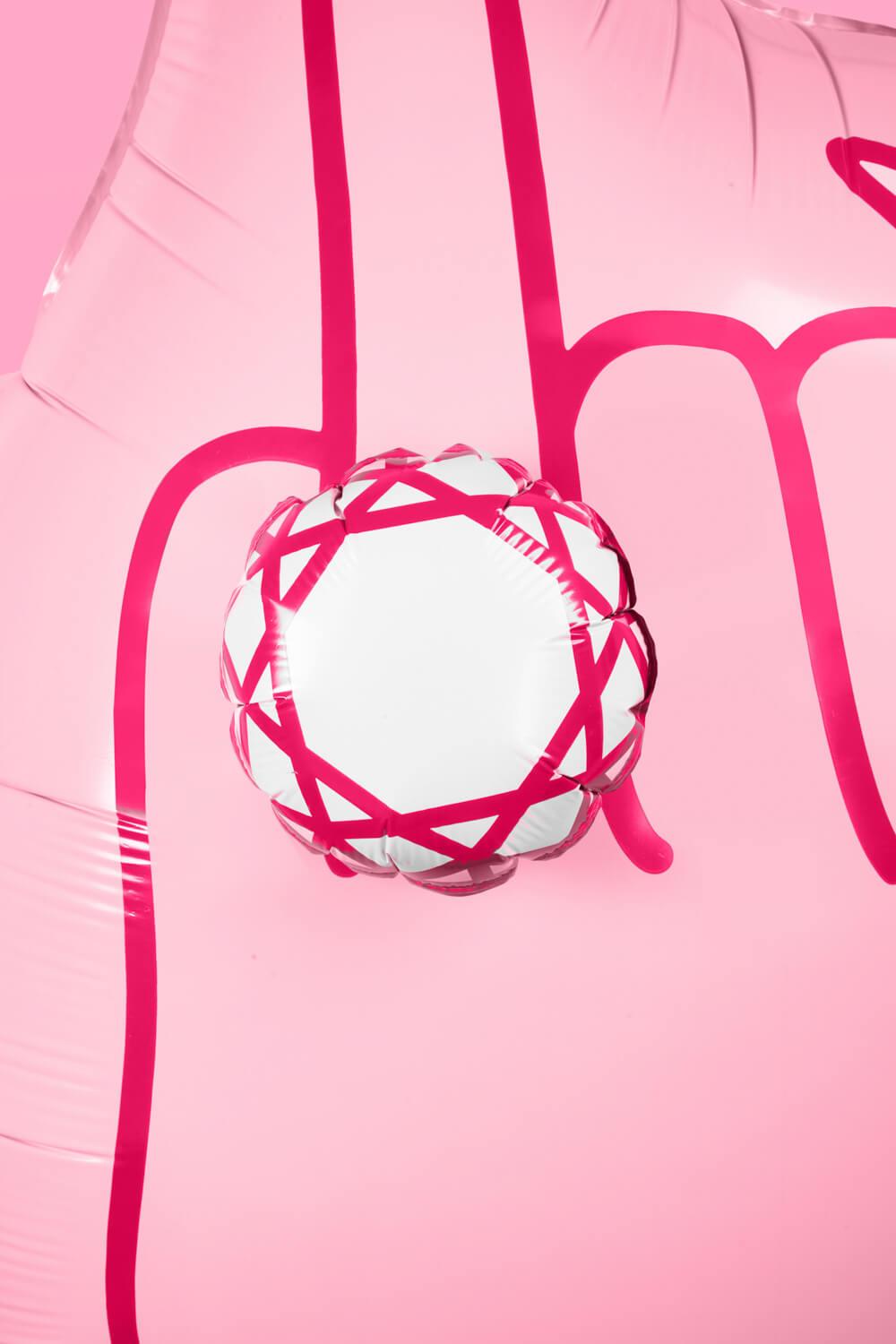 Bling Ring Basics - foam finger + balloon