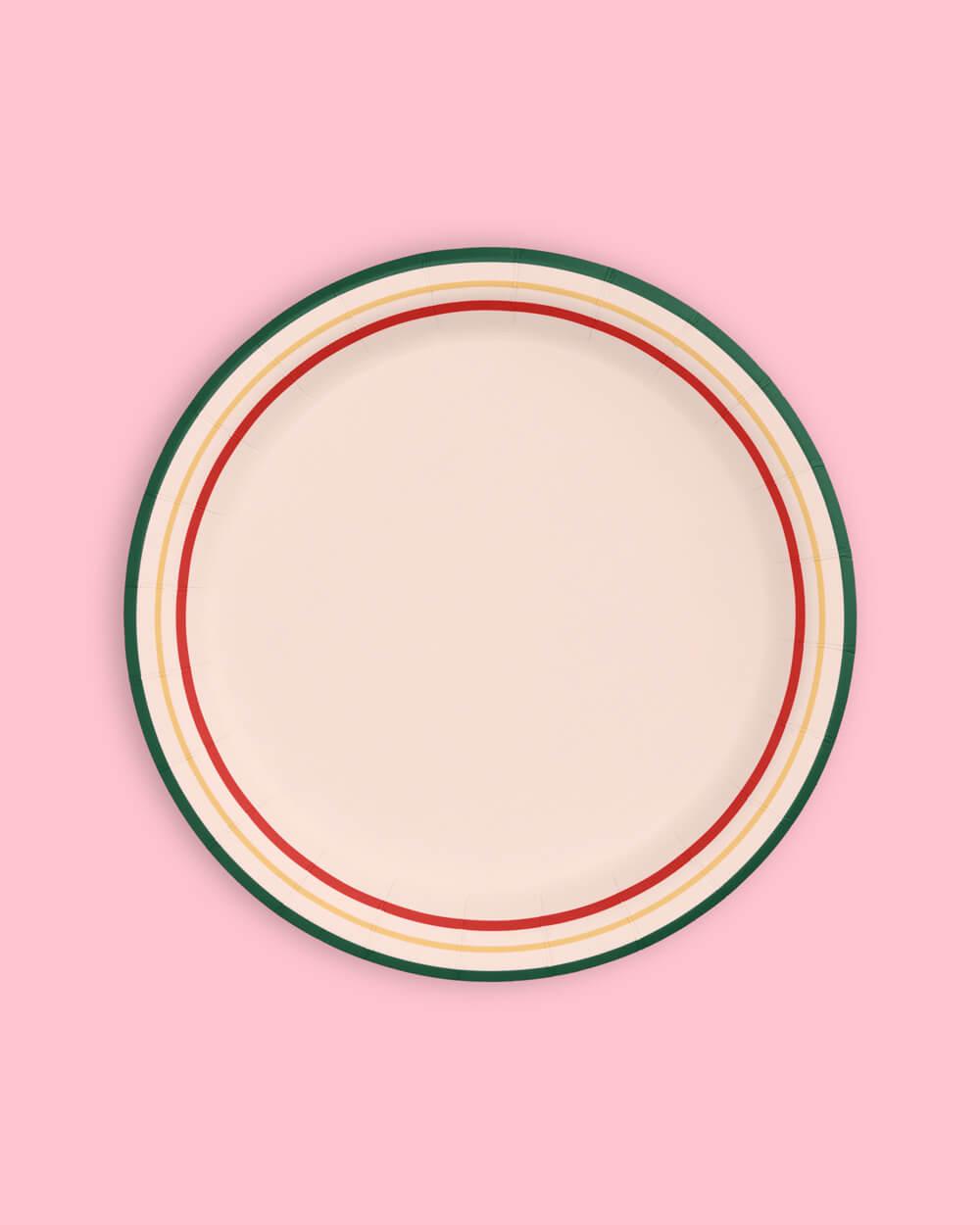 Camp Bride Plates - 24 matte paper plates
