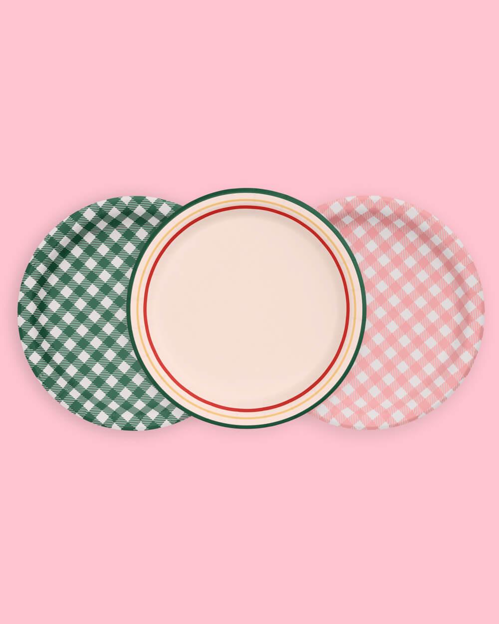 Camp Bride Plates - 24 matte paper plates