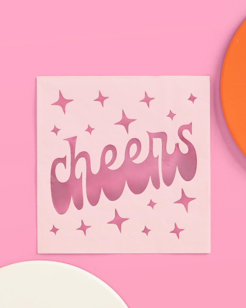 Cheers Napkins - 50 foil napkins