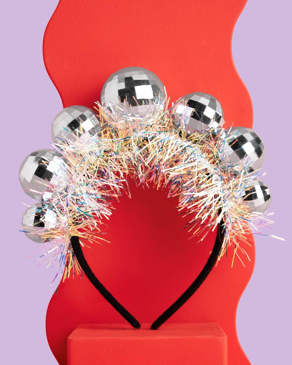 Disco Ball Headband - festive headband