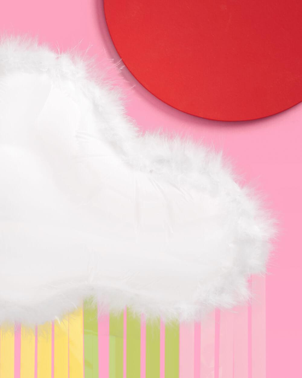 Rainbow Cloud Balloon - 27