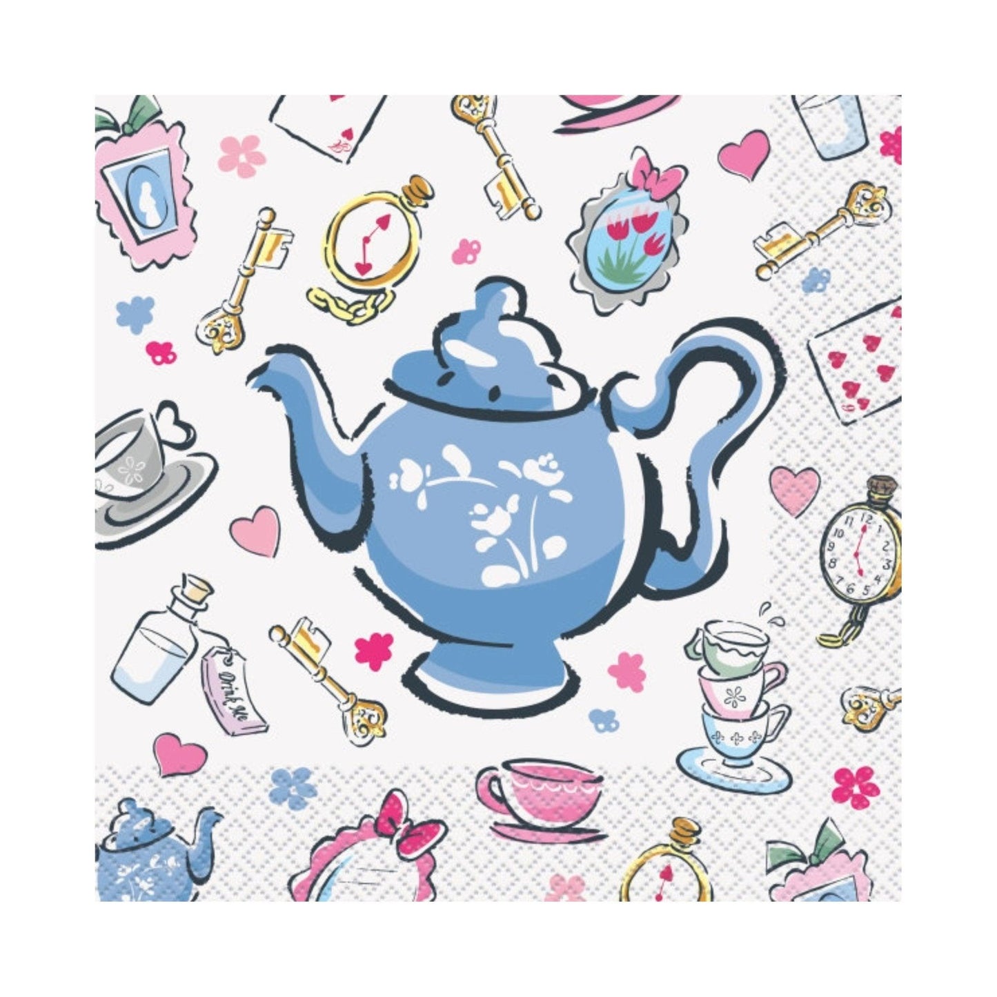 Alice in Wonderland Disney Birthday Luncheon Napkins | Amazing Pinatas