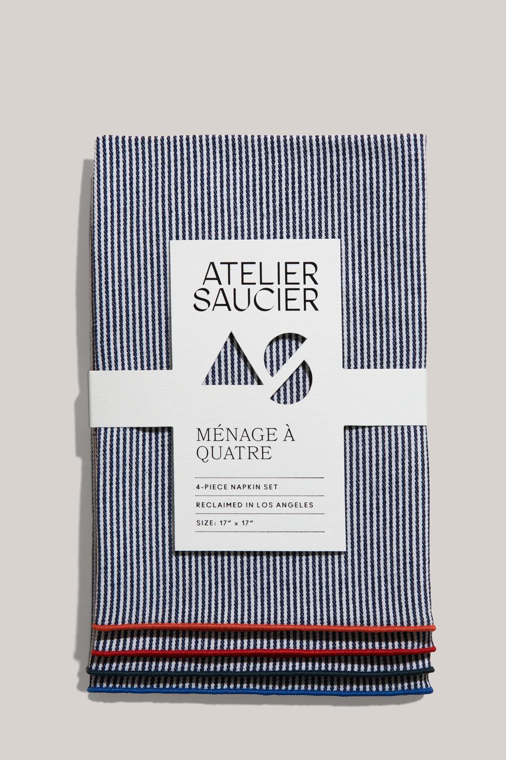 Americana Stripe Napkins | Set of 4 | Amazing Pinatas