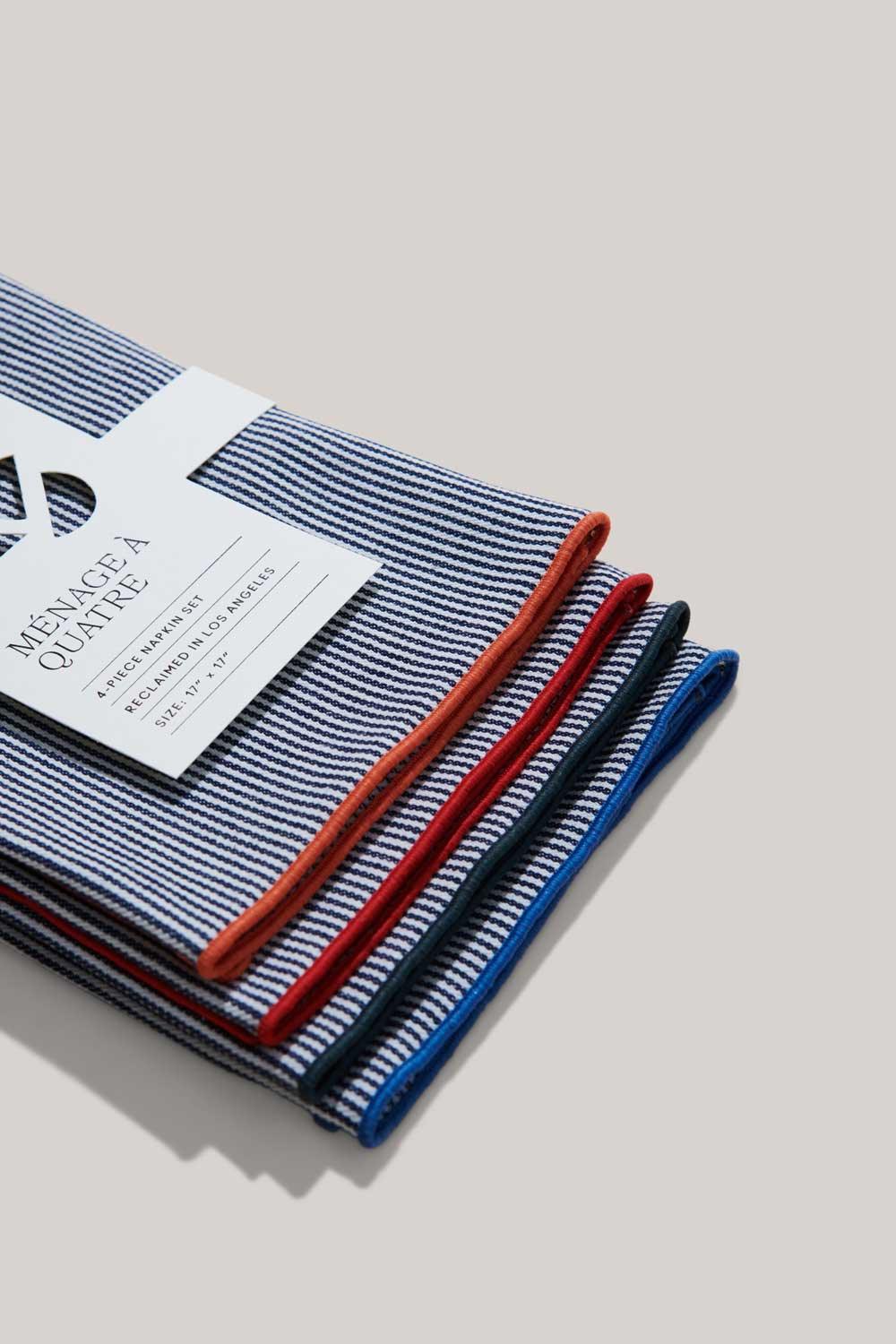 Americana Stripe Napkins | Set of 4 | Amazing Pinatas