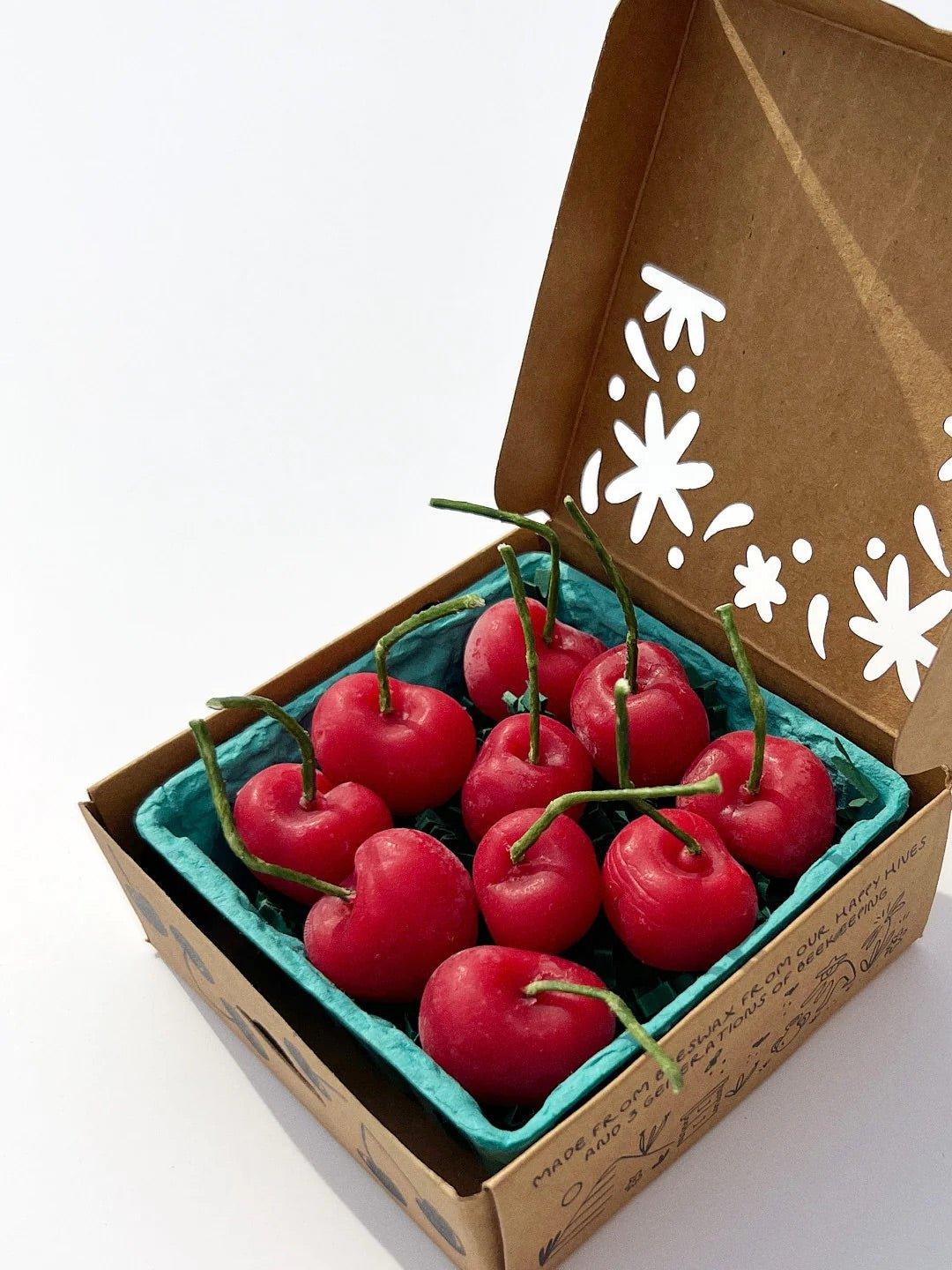 Beeswax Cherry Birthday Candles | Amazing Pinatas