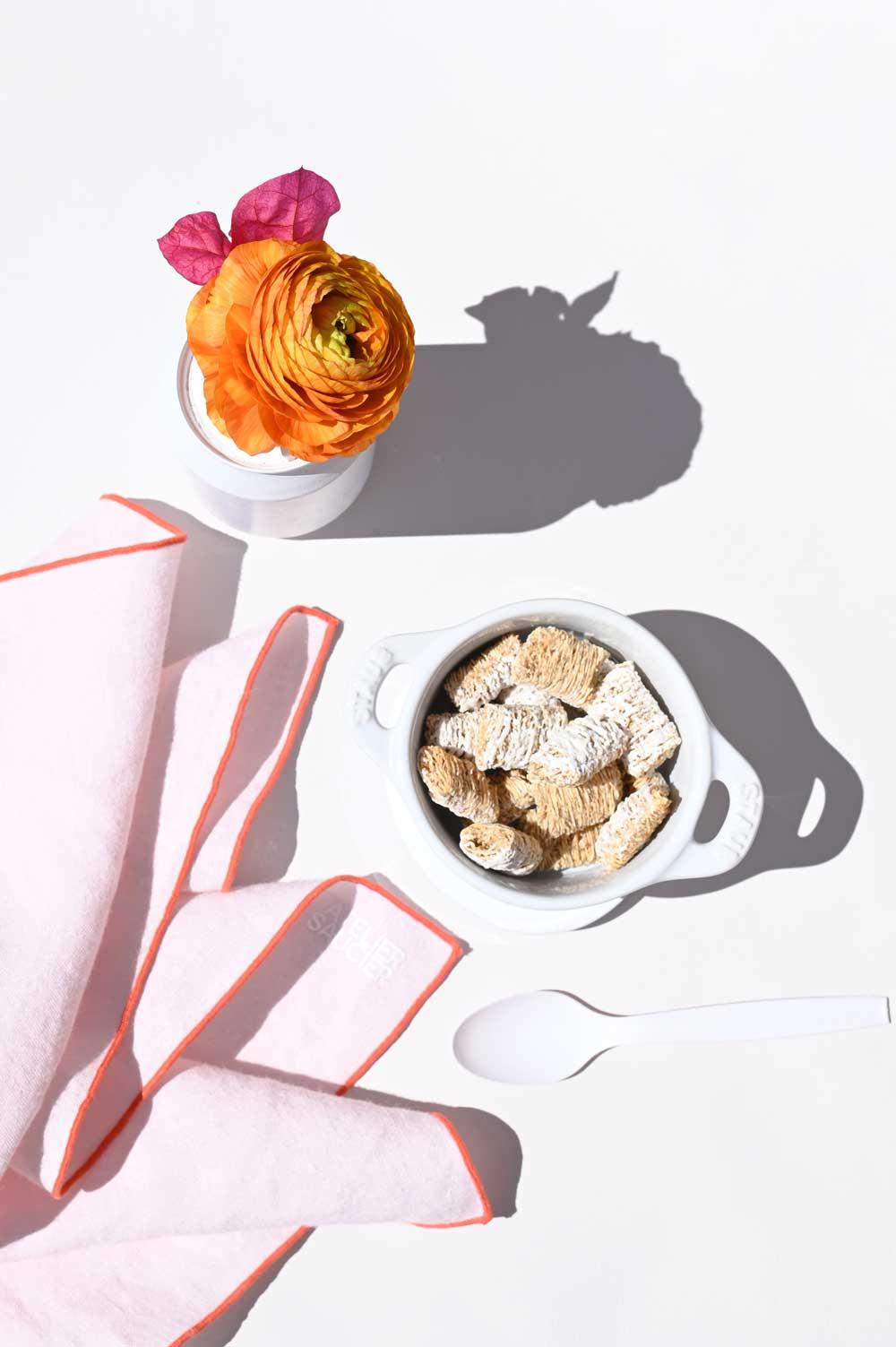 Blush Linen Orange Napkins | Set of 4 | Amazing Pinatas