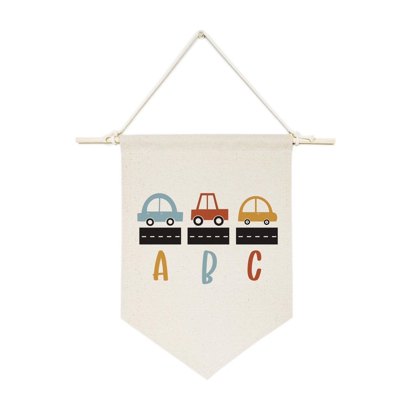 Cars and Alphabet Hanging Wall Banner | Amazing Pinatas
