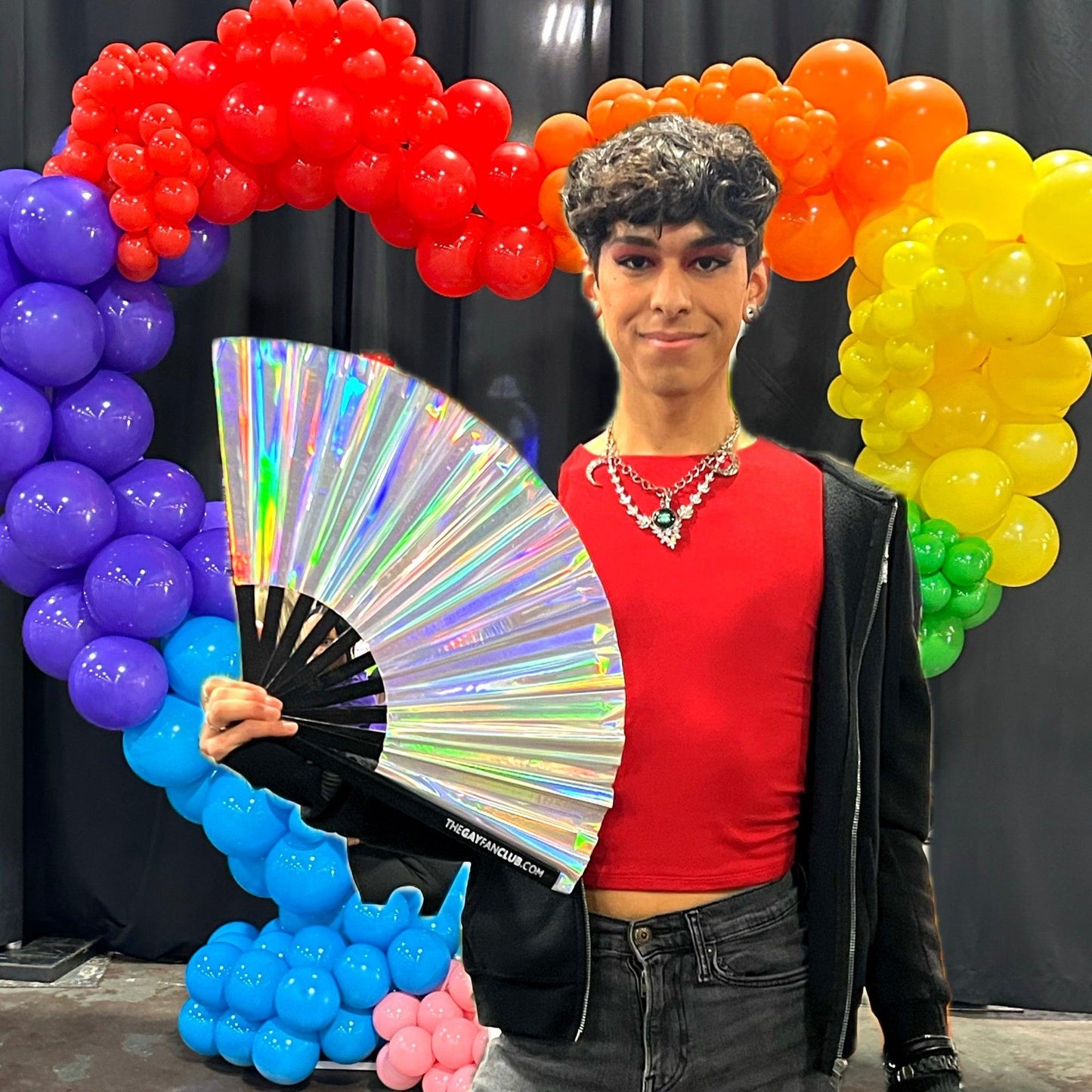 Disco Ball Holographic Fan | Amazing Pinatas
