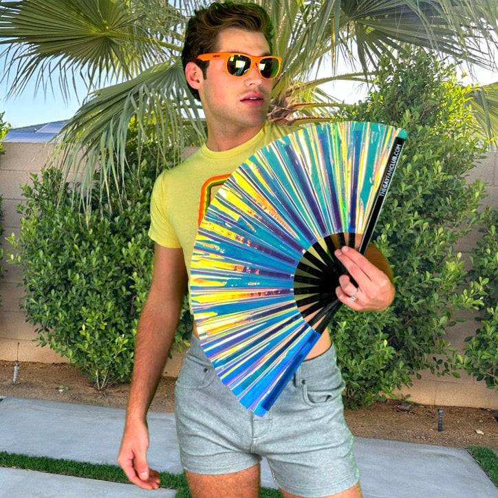 Disco Ball Holographic Fan | Amazing Pinatas