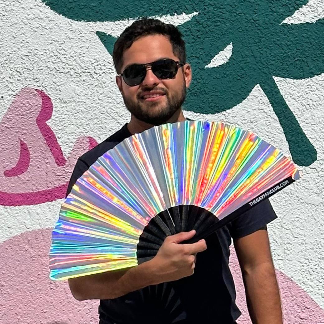 Disco Ball Holographic Fan | Amazing Pinatas