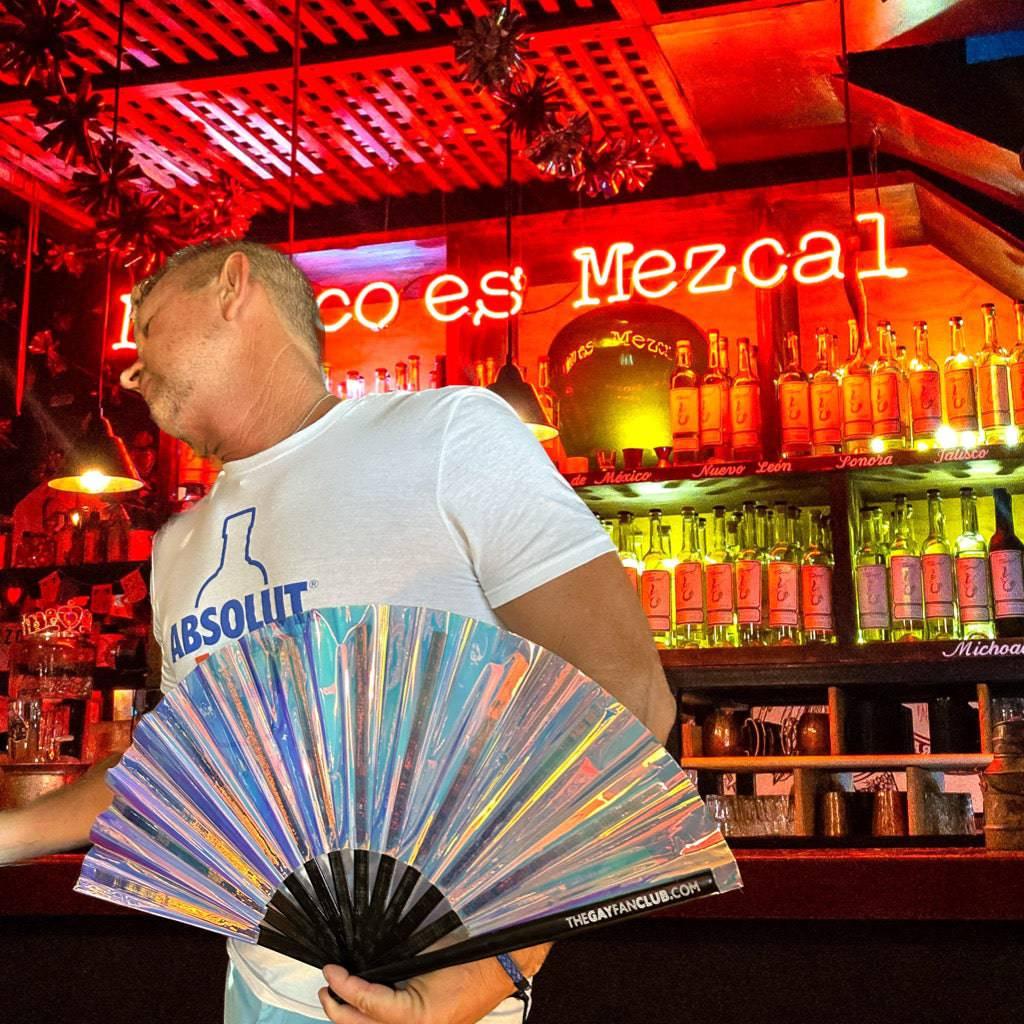 Disco Ball Holographic Fan | Amazing Pinatas