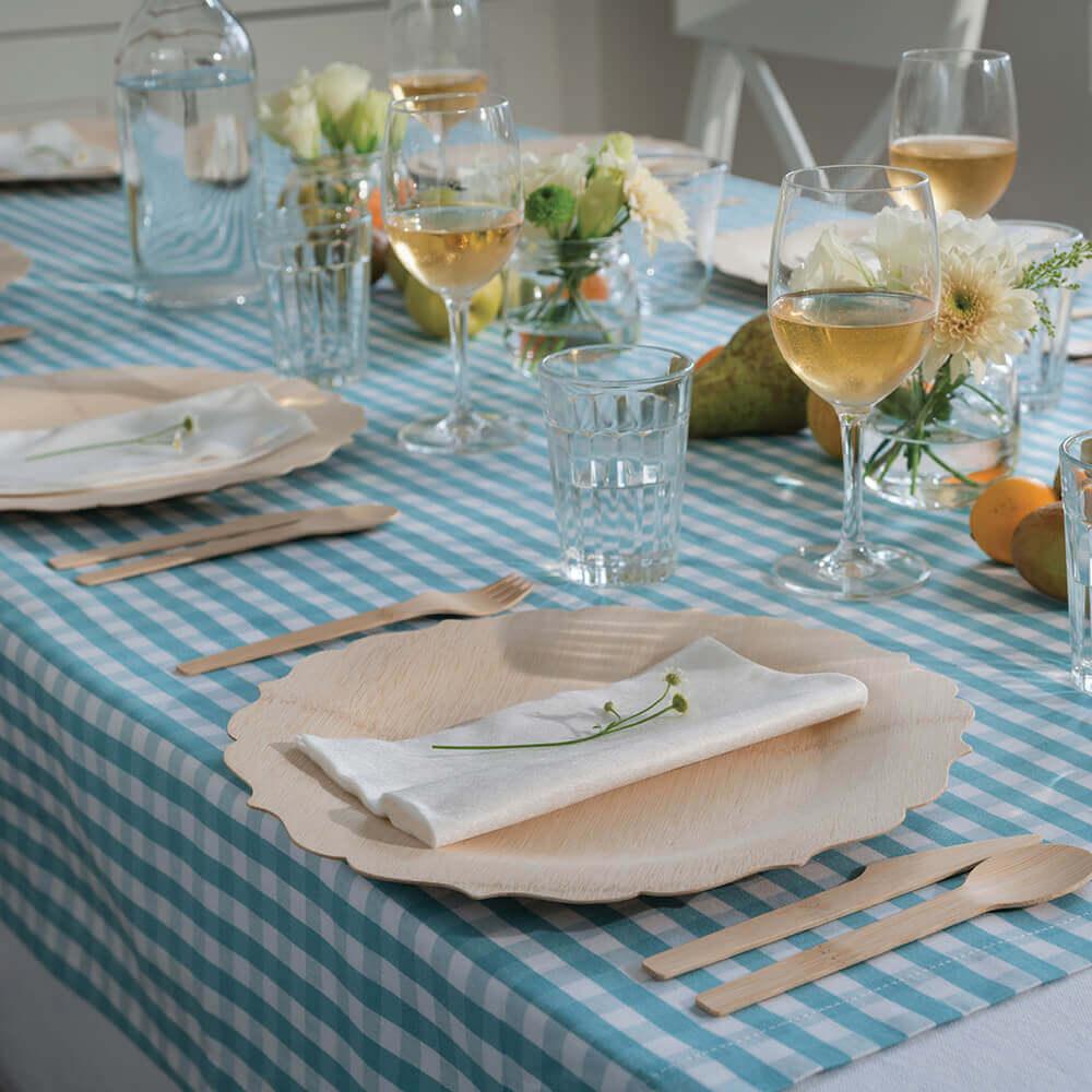 Disposable Bamboo Fancy Plates | Amazing Pinatas