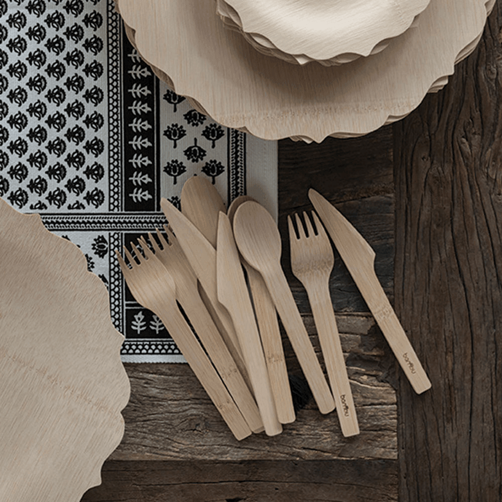 Disposable Bamboo Forks, Bulk Case 250 | Amazing Pinatas