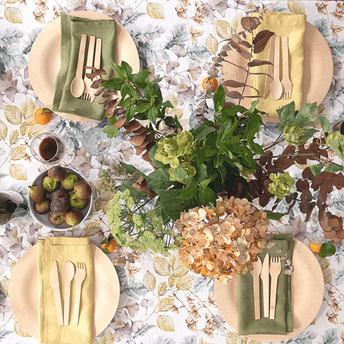 Disposable Bamboo Round Plates | Amazing Pinatas