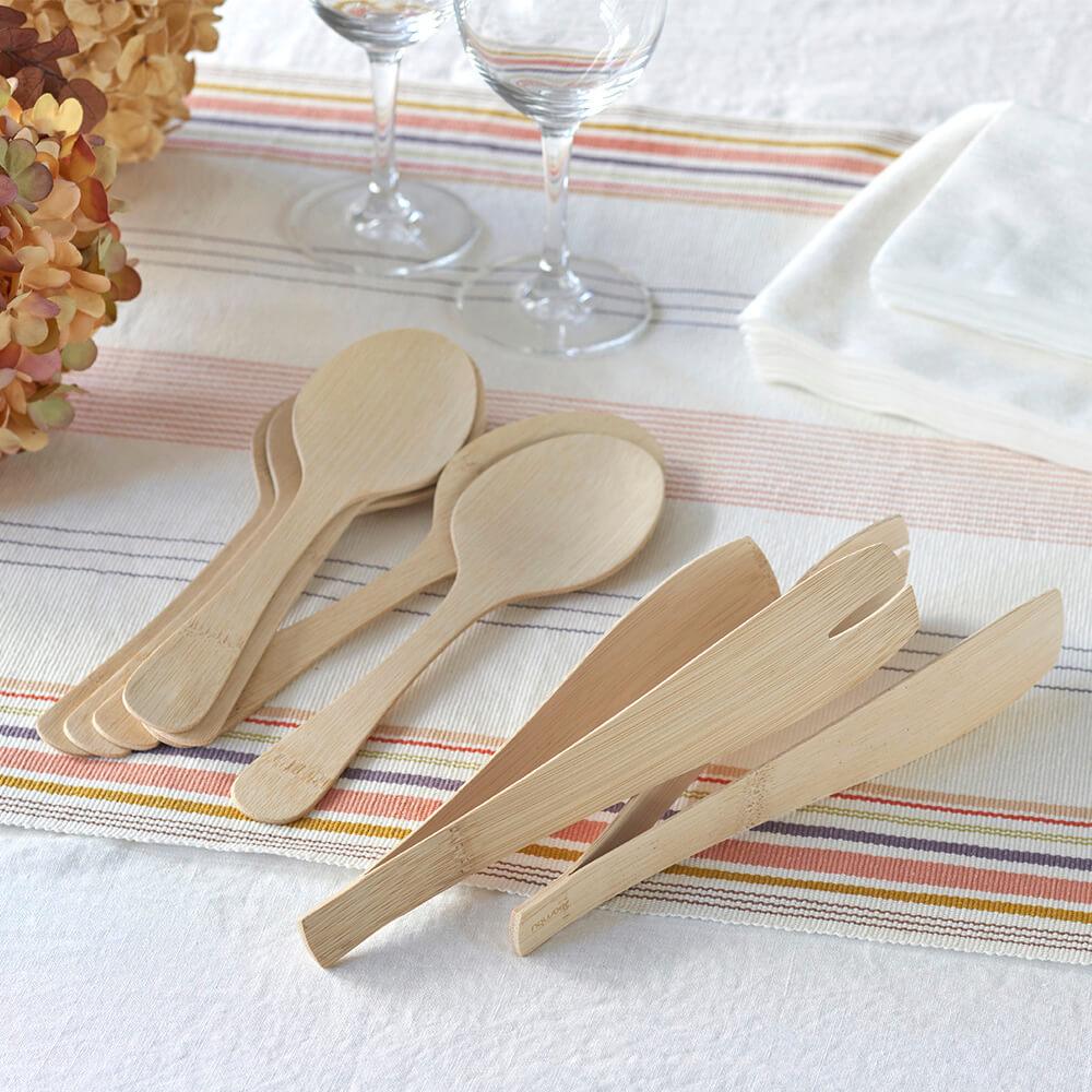 Disposable Bamboo Serving Spoon | Amazing Pinatas