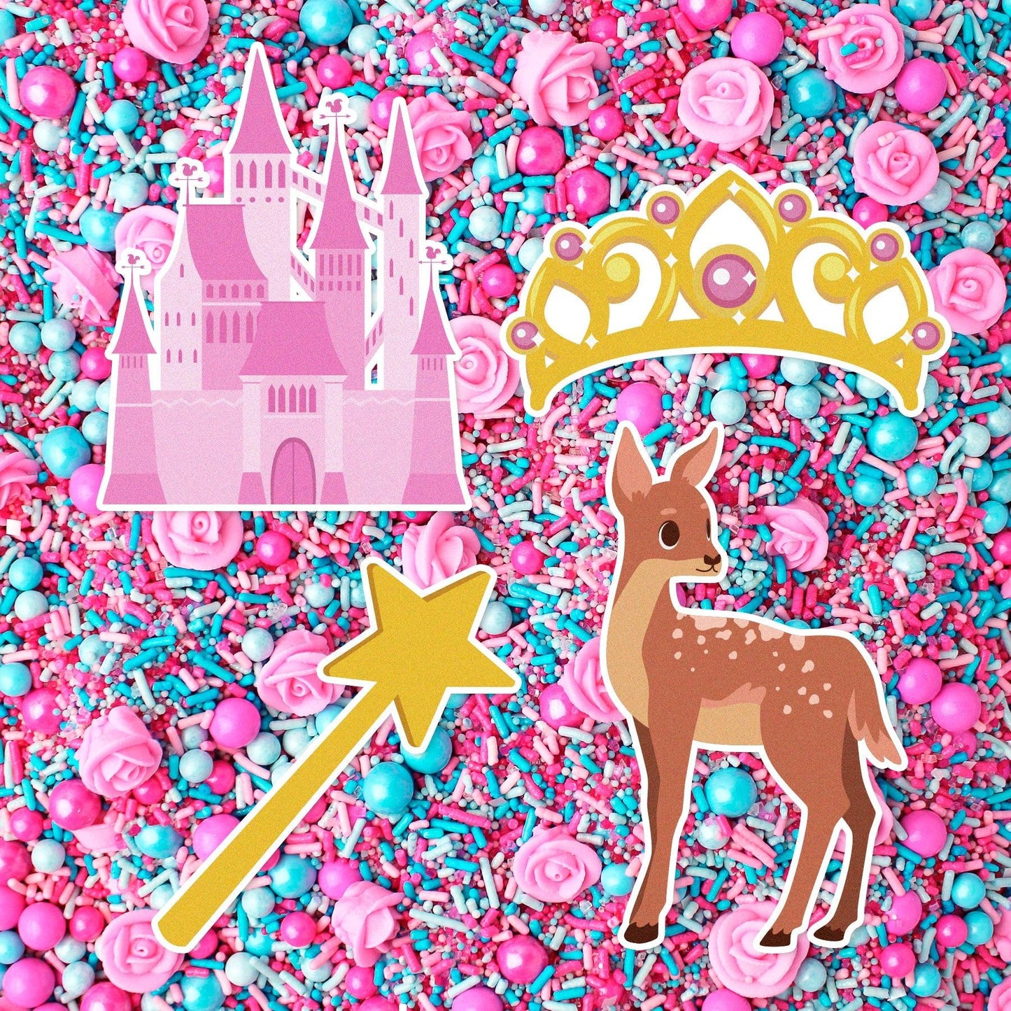 Edible Cupcake Toppers for Briar Rose | Amazing Pinatas