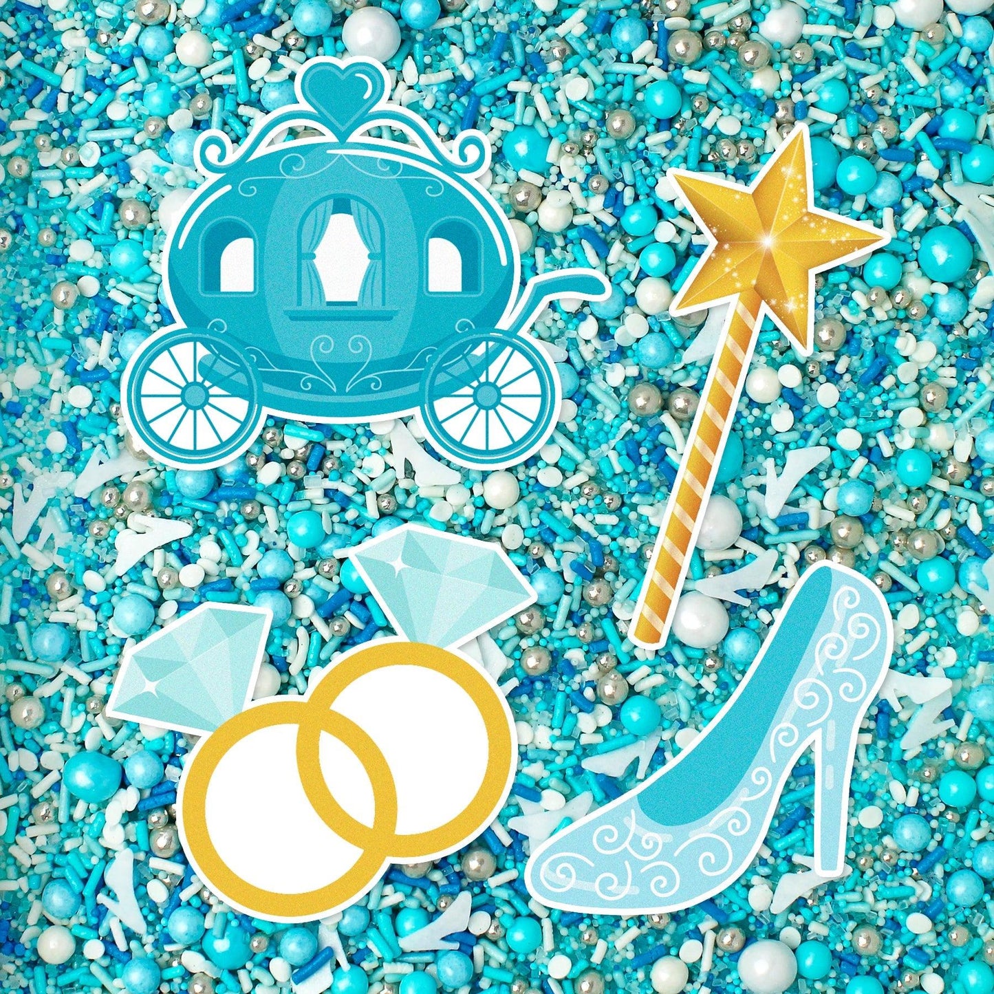 Edible Cupcake Toppers for Glass Slipper | Amazing Pinatas