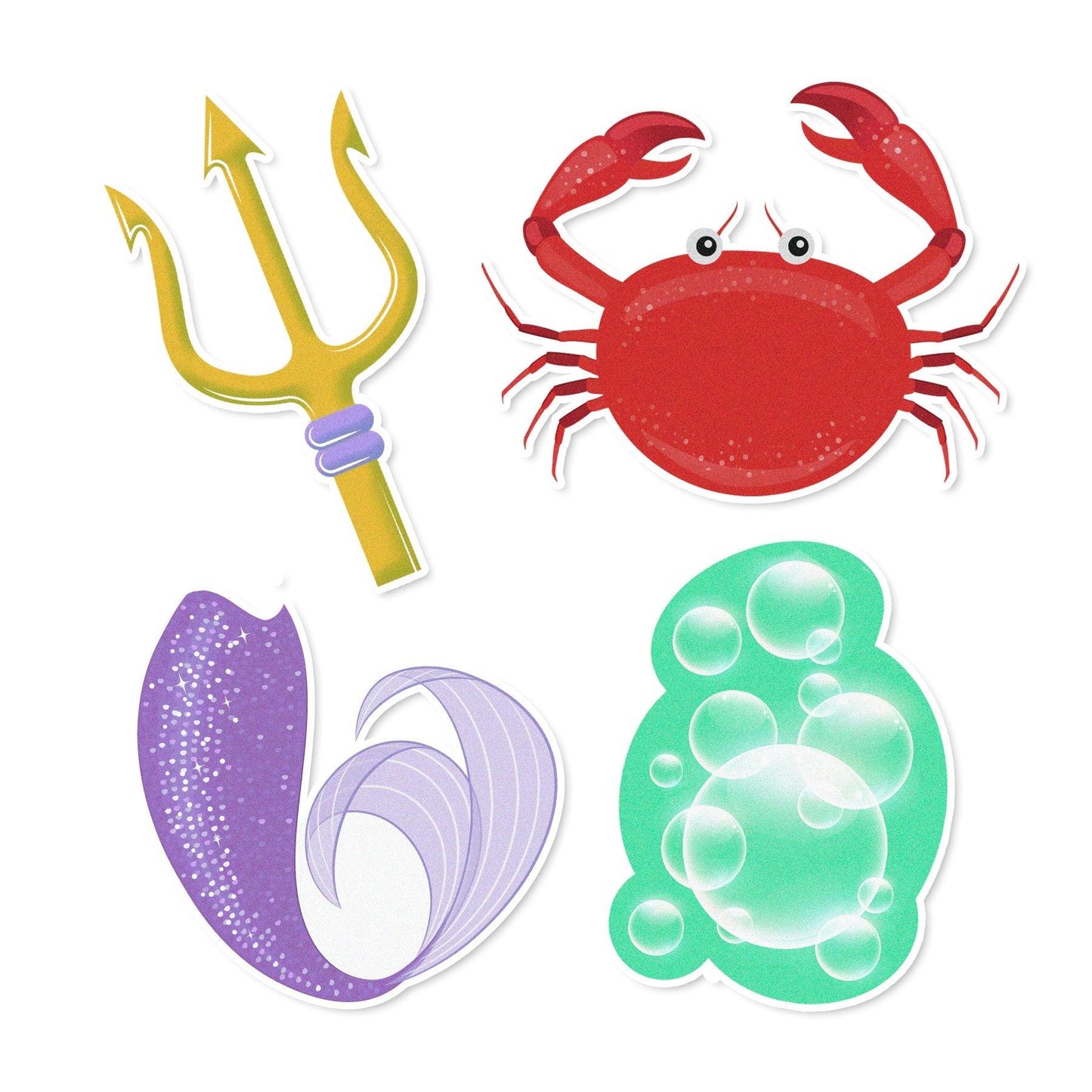 Edible Cupcake Toppers for Mermaid Princess | Amazing Pinatas