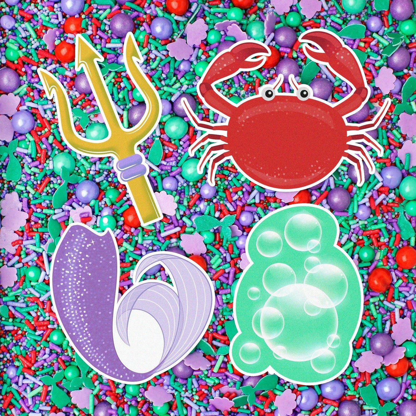 Edible Cupcake Toppers for Mermaid Princess | Amazing Pinatas