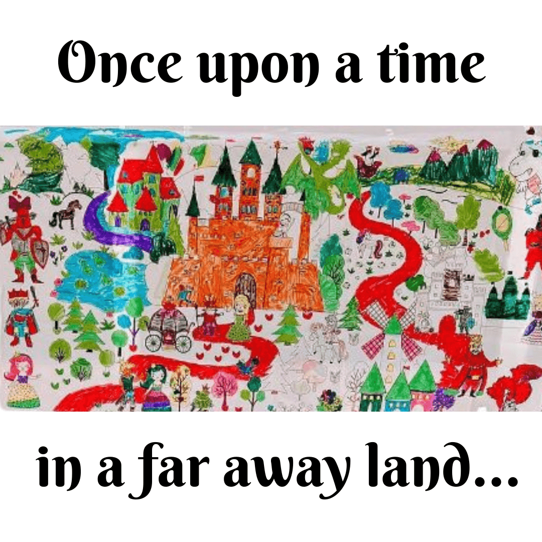 Fairy Tale Coloring Activity Table Cover | Amazing Pinatas