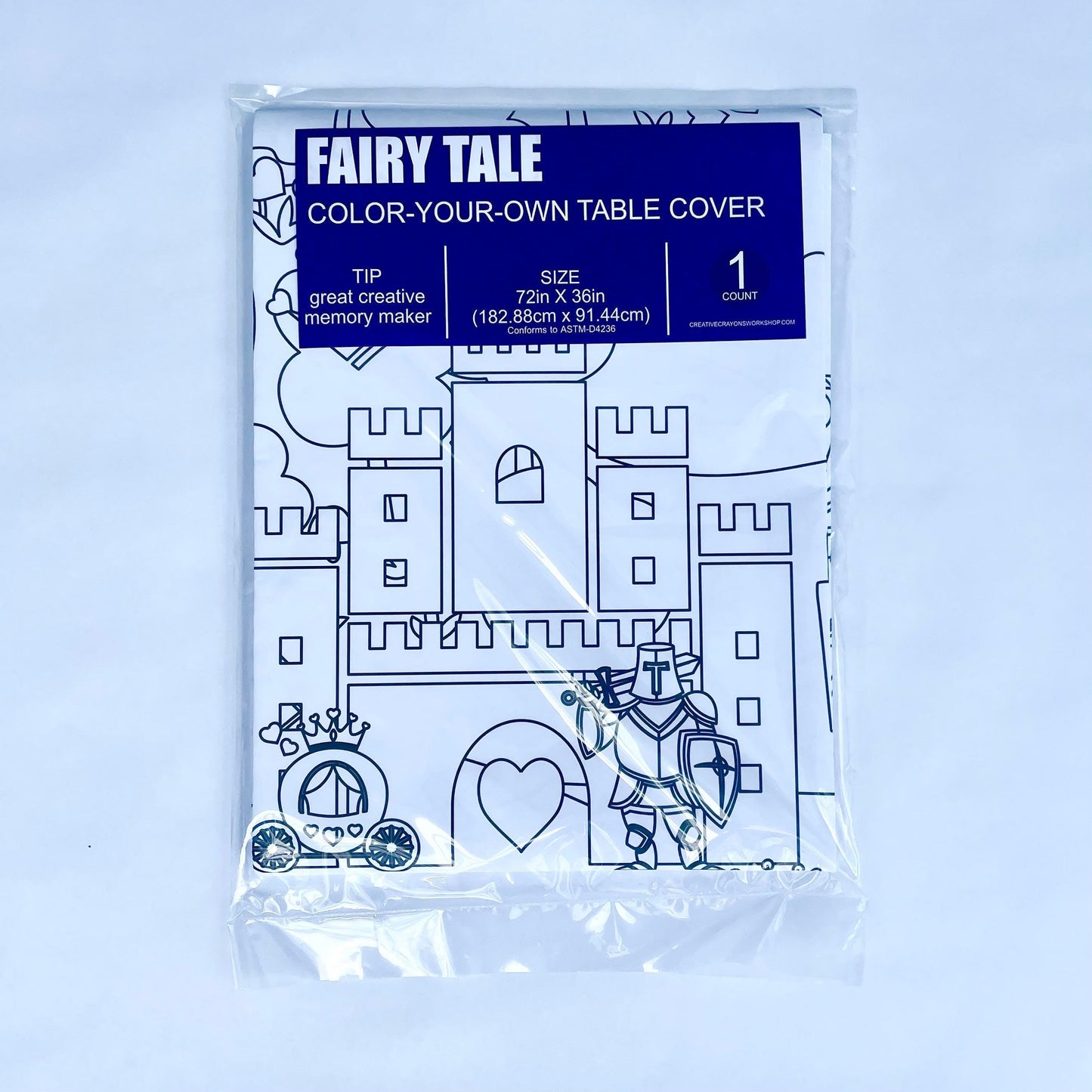 Fairy Tale Coloring Activity Table Cover | Amazing Pinatas