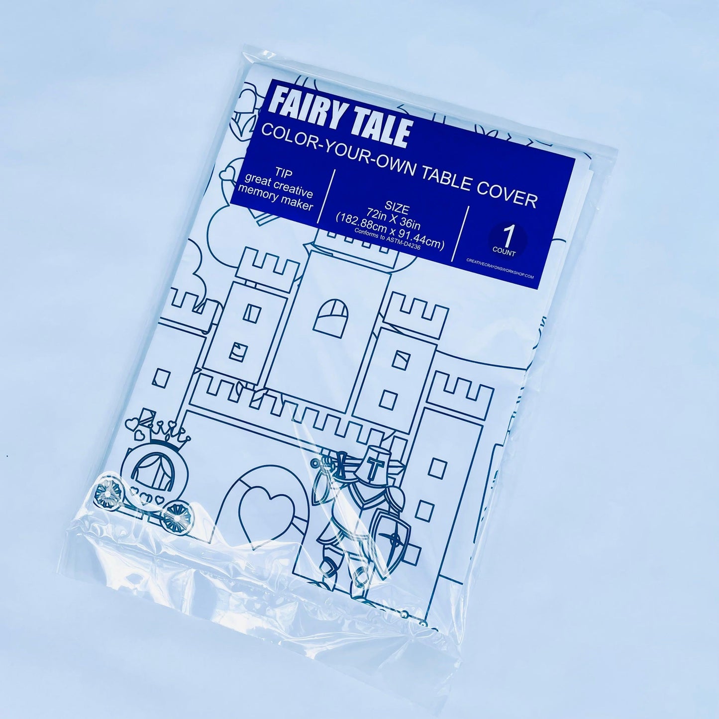 Fairy Tale Coloring Activity Table Cover | Amazing Pinatas