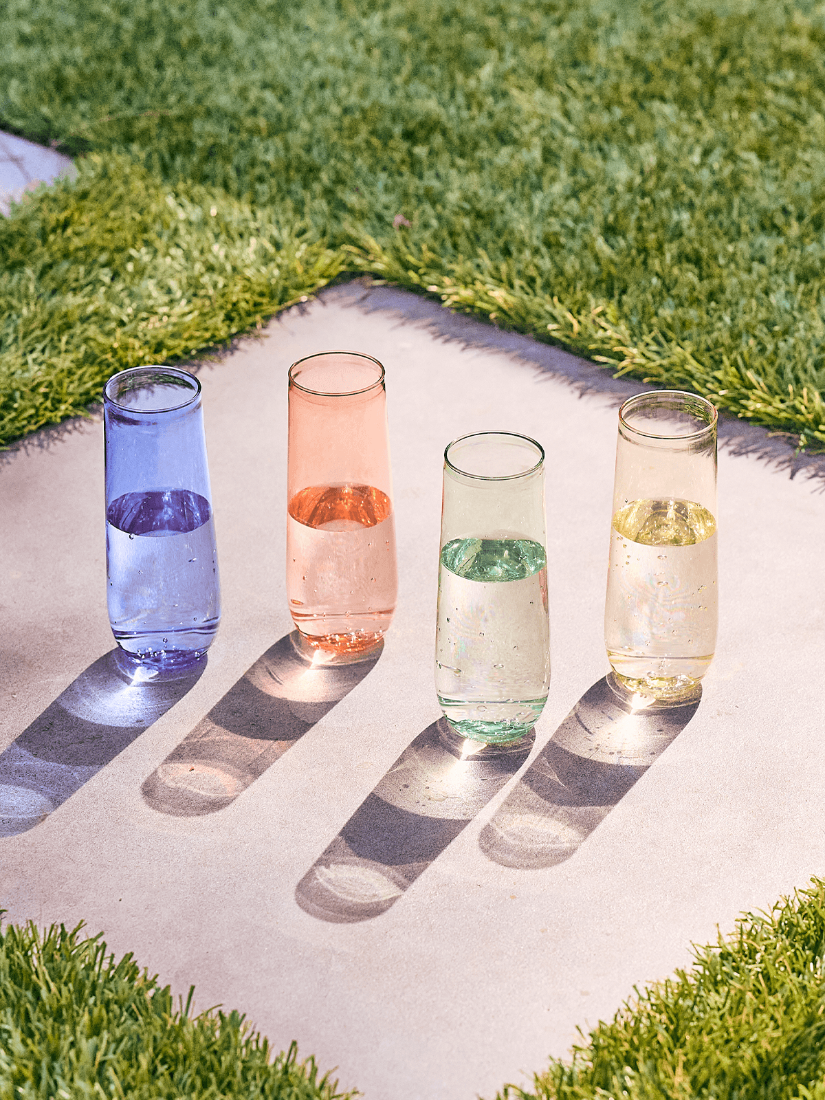 Flute Glasses Set 9oz | Color Set | Amazing Pinatas