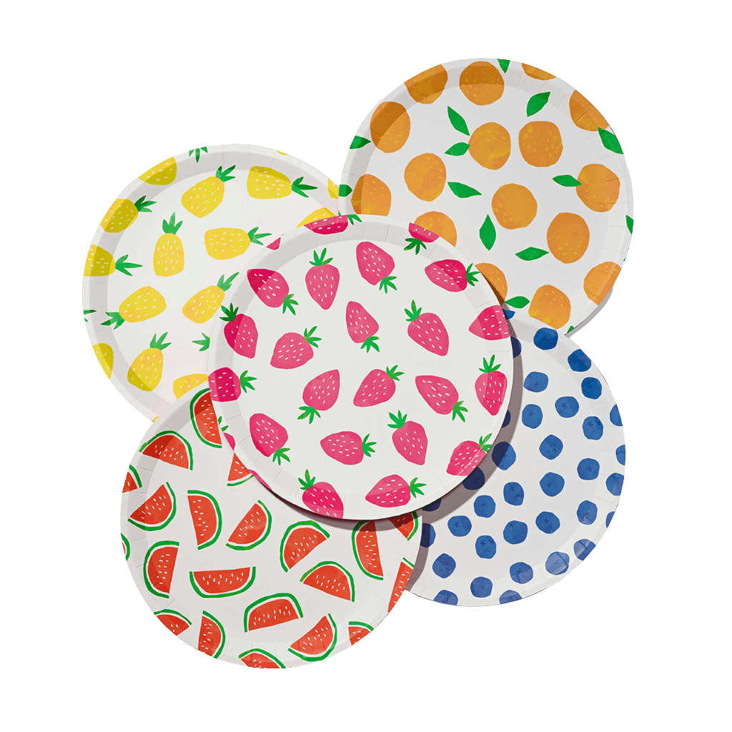 Fruit Punch Large Plates (10 per pack) | Amazing Pinatas