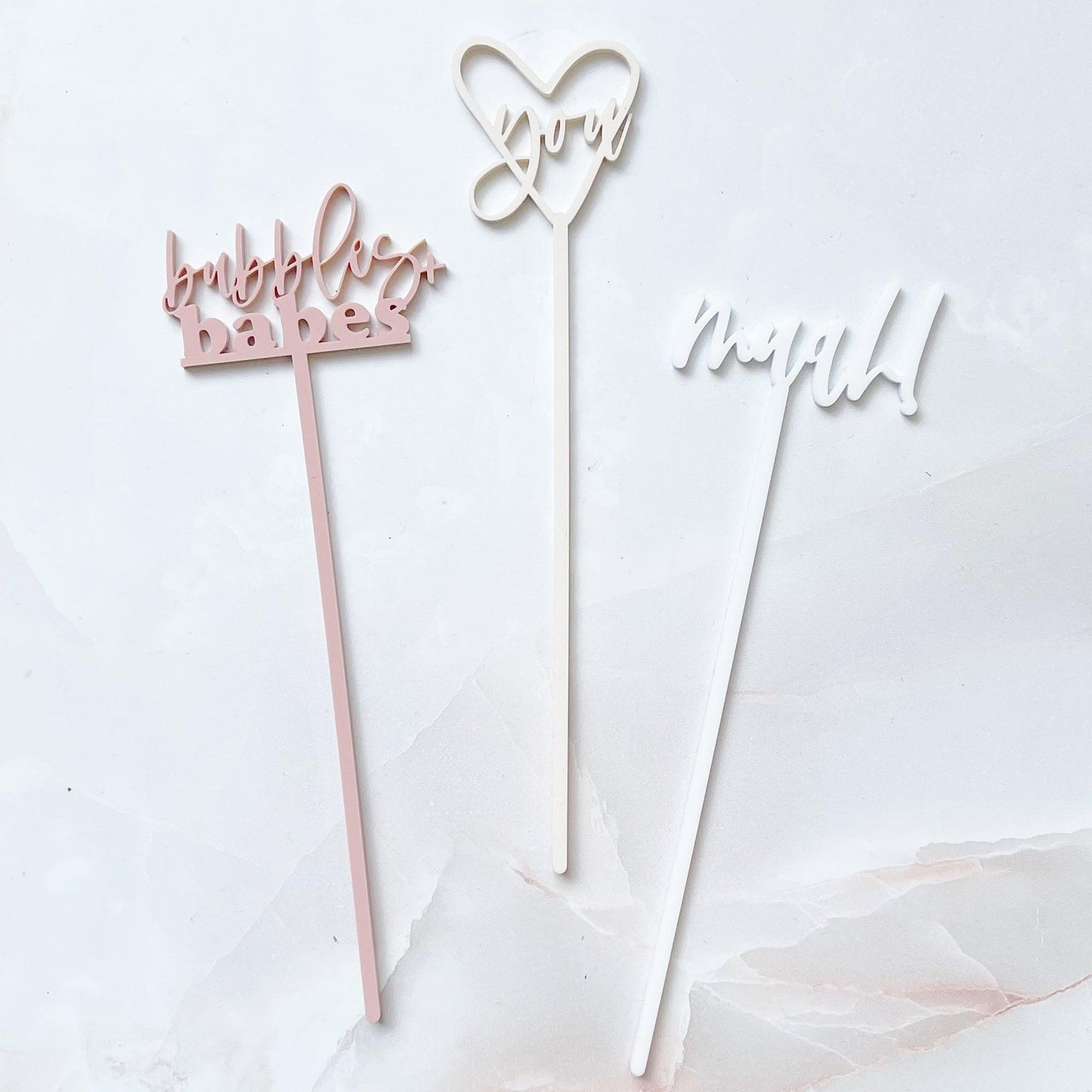 Galentine's Day Drink Stirrers | Amazing Pinatas