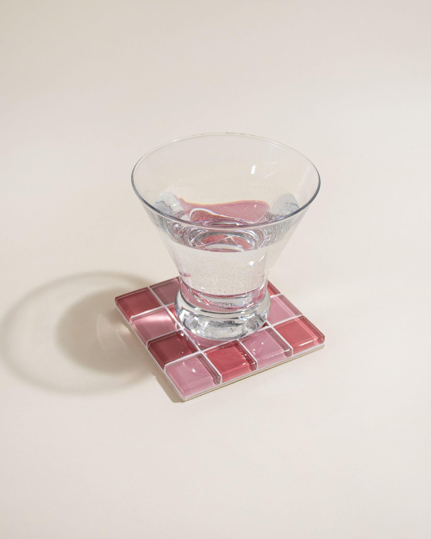 GLASS TILE COASTER - Cotton Candy | Amazing Pinatas