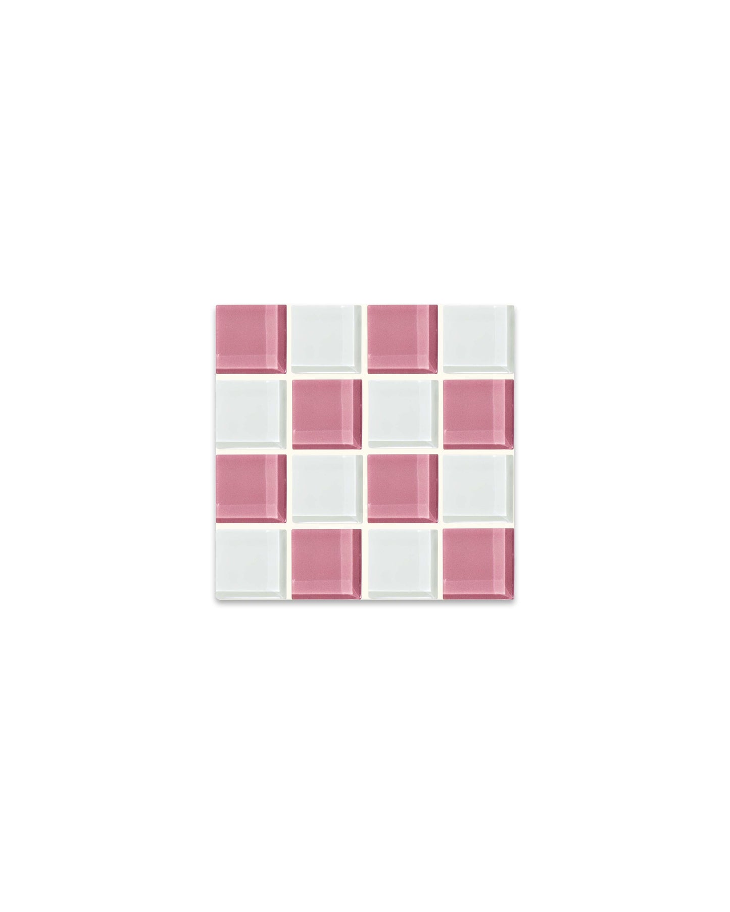GLASS TILE COASTER - Pink Himalayan Milk Chocolate | Amazing Pinatas
