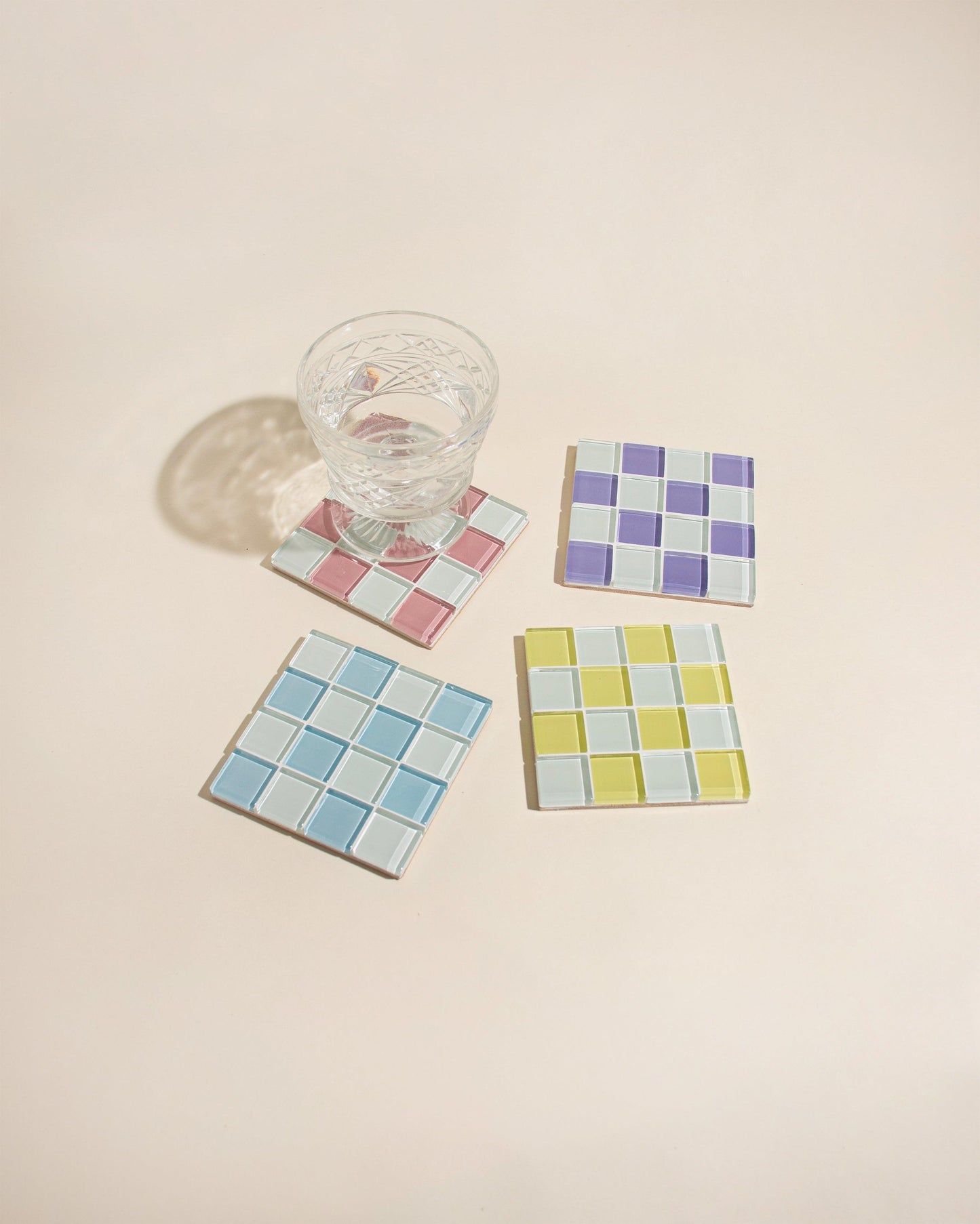 GLASS TILE COASTER - Pink Himalayan Milk Chocolate | Amazing Pinatas