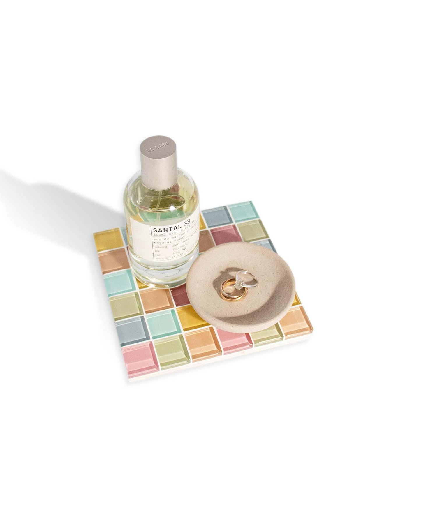 GLASS TILE DECORATIVE TRAY - Pastel Sprinkles | Amazing Pinatas