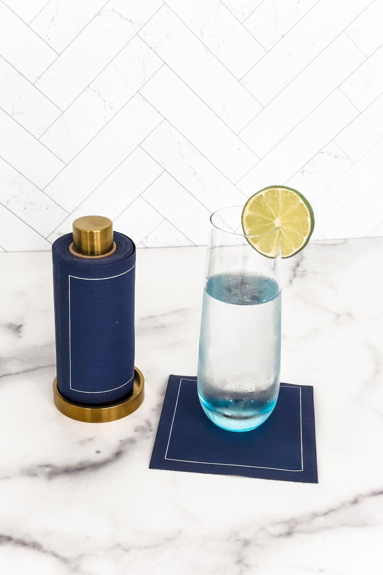 Gold Cocktail Napkin Stand | Amazing Pinatas