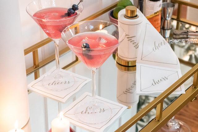 Golden Salute Cocktail Napkins | Amazing Pinatas