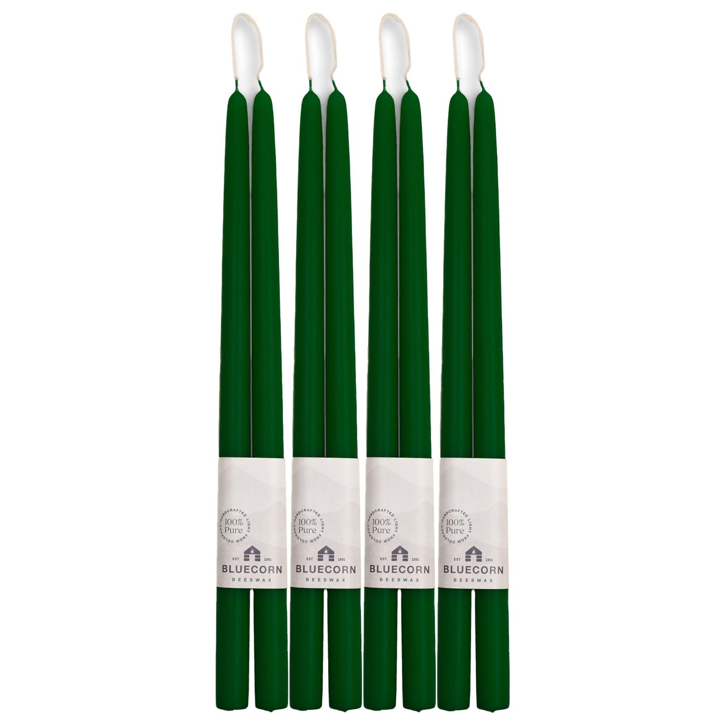 Hand-Dipped Beeswax Taper Candles - Bulk 4-Pair Bundle | Amazing Pinatas