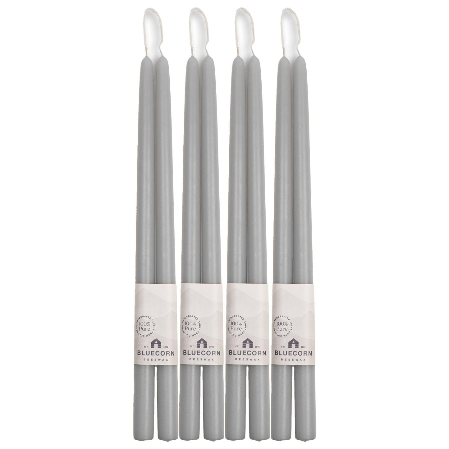 Hand-Dipped Beeswax Taper Candles - Bulk 4-Pair Bundle | Amazing Pinatas