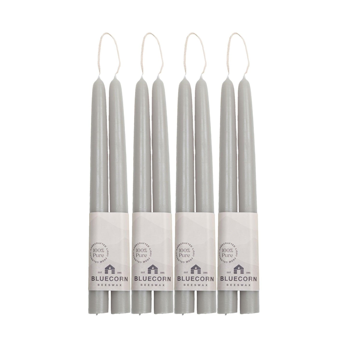 Hand-Dipped Beeswax Taper Candles - Bulk 4-Pair Bundle | Amazing Pinatas