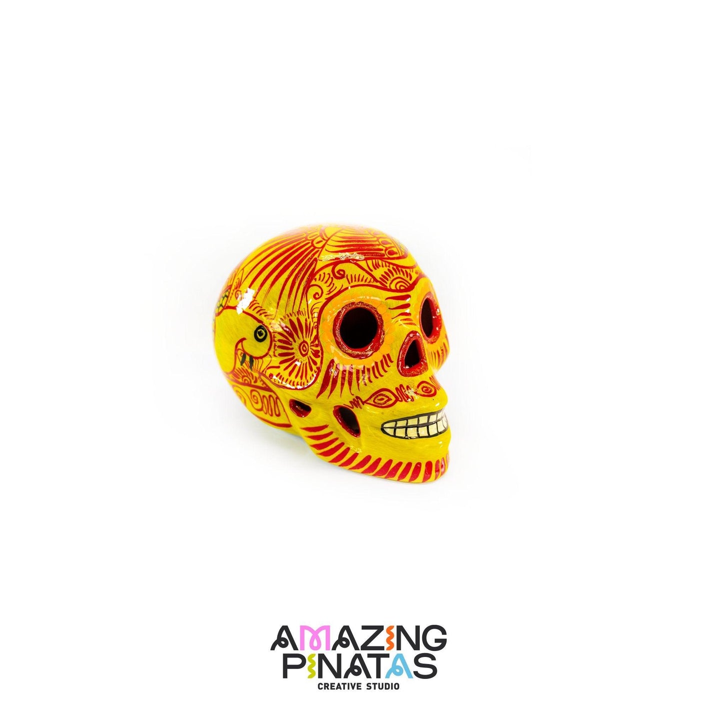 Hand-Painted Ceramic Skulls | Amazing Pinatas