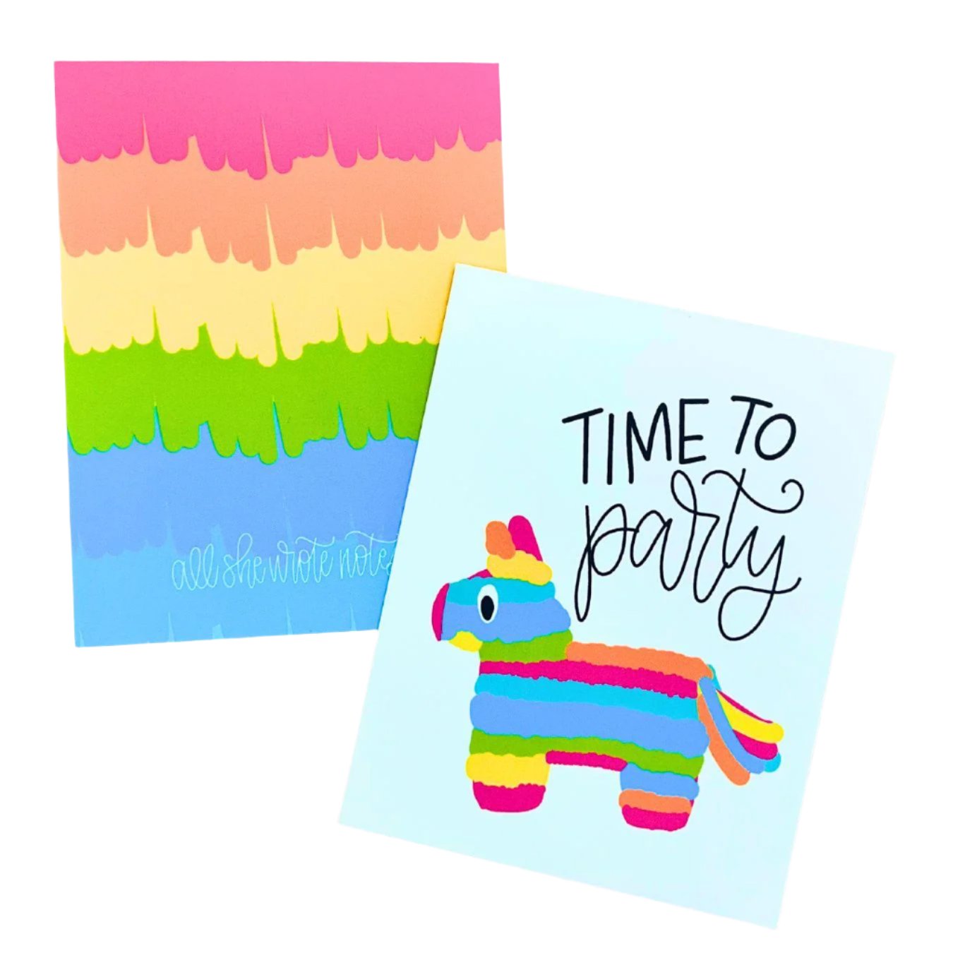 Handmade Note Card | Time to Party Pinata | Amazing Pinatas
