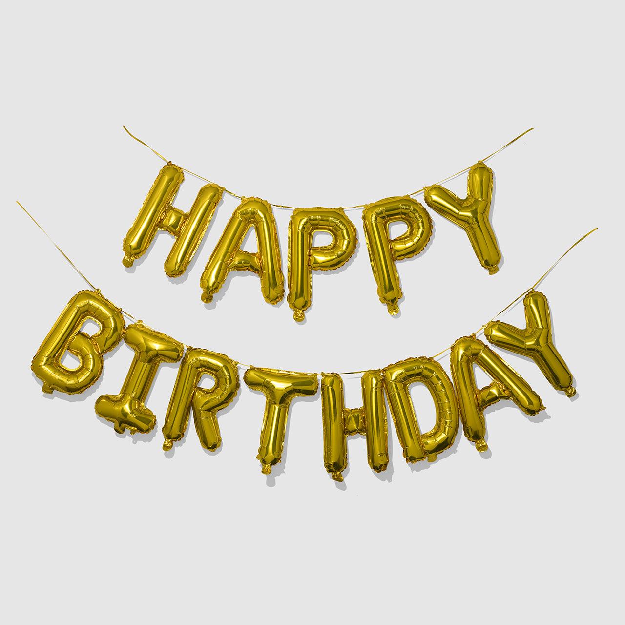Happy Birthday Balloon Banner | Amazing Pinatas
