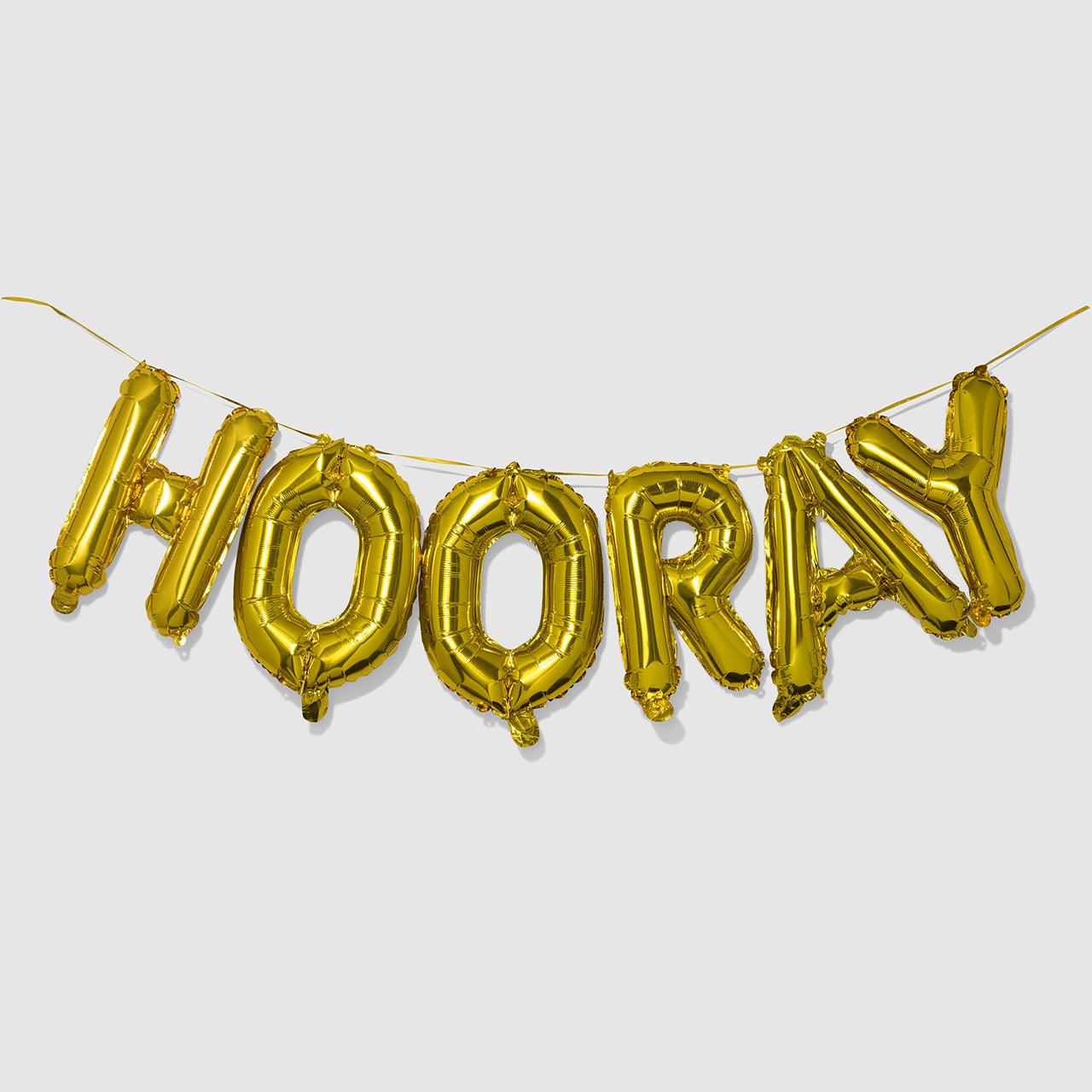 Hooray Balloon Banner | Amazing Pinatas