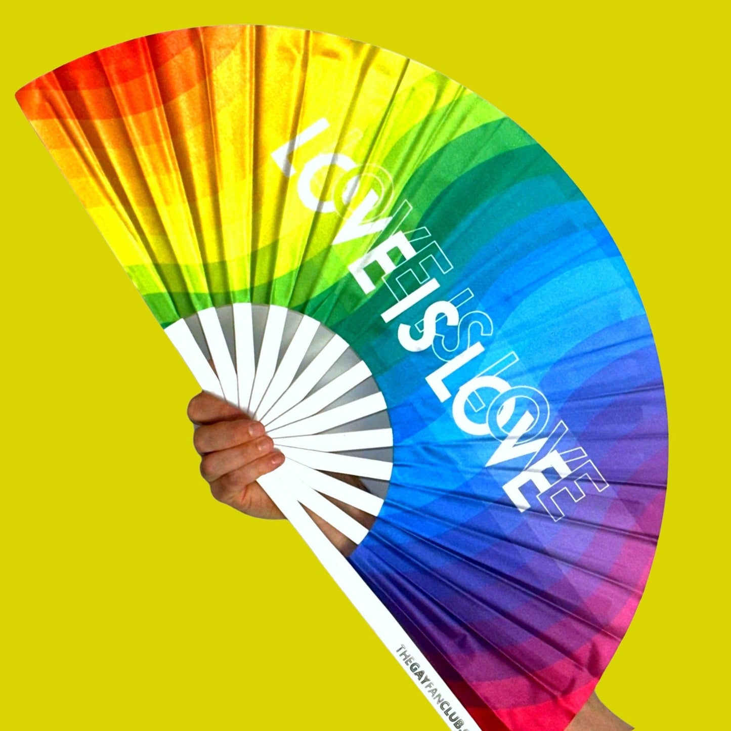 Love Is Love Rainbow Fan (UV) | Amazing Pinatas