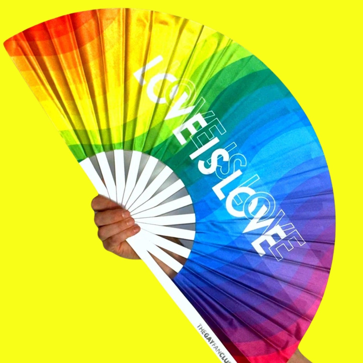 Love Is Love Rainbow Fan (UV) | Amazing Pinatas