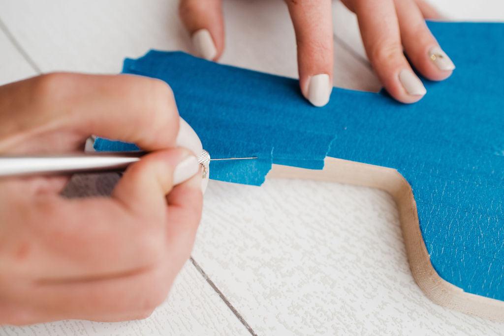 Marbled Resin Wood Board | Amazing Pinatas