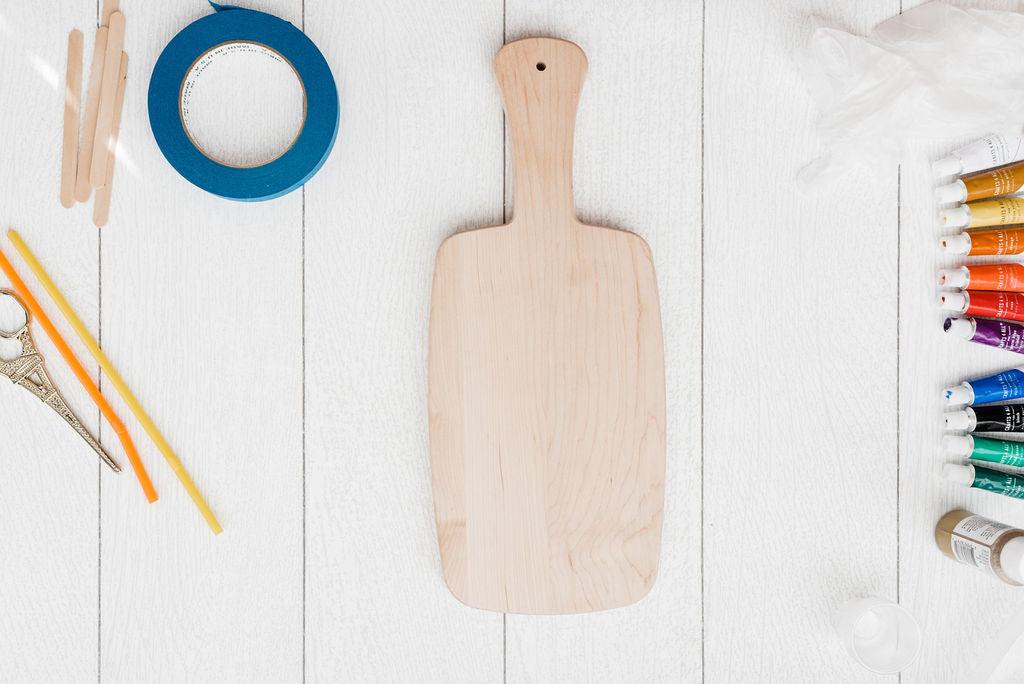 Marbled Resin Wood Board | Amazing Pinatas