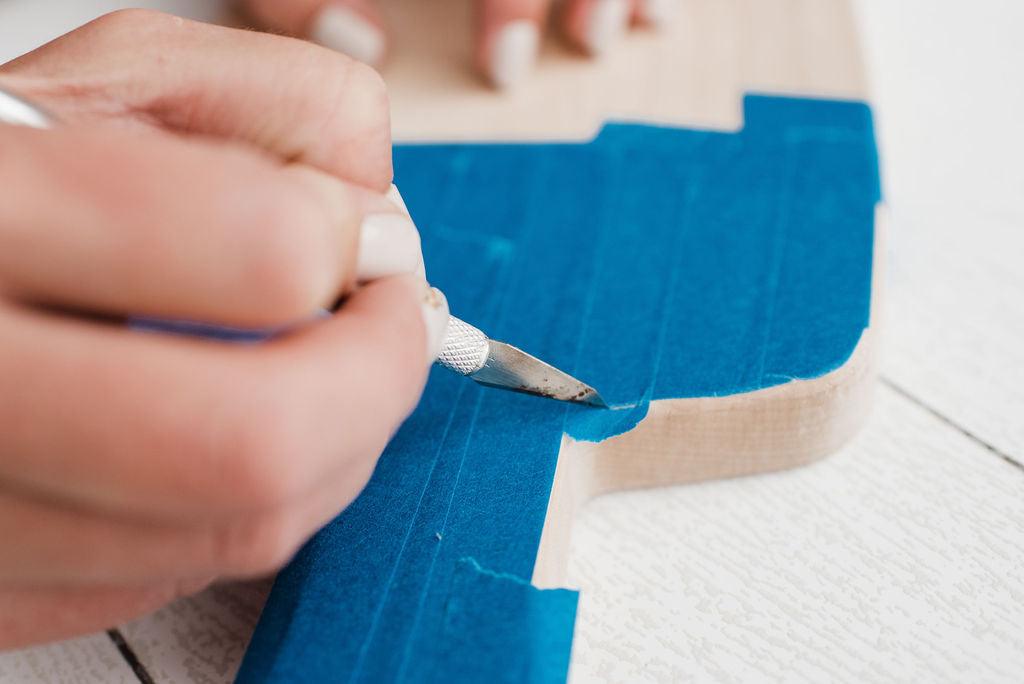 Marbled Resin Wood Board | Amazing Pinatas